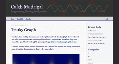 Desktop Screenshot of calebmadrigal.com